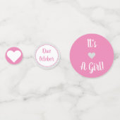 Het is een meisje Seersucker  Confetti (Achterkanten)