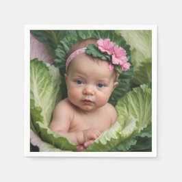 Het is een meisje servet