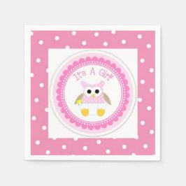 Het is een meisje servet