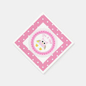 Het is een meisje servet (Hoek)