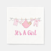 Het is een meisje servet (Voorkant)