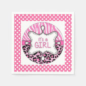 Het is een meisje servetten (Voorkant)