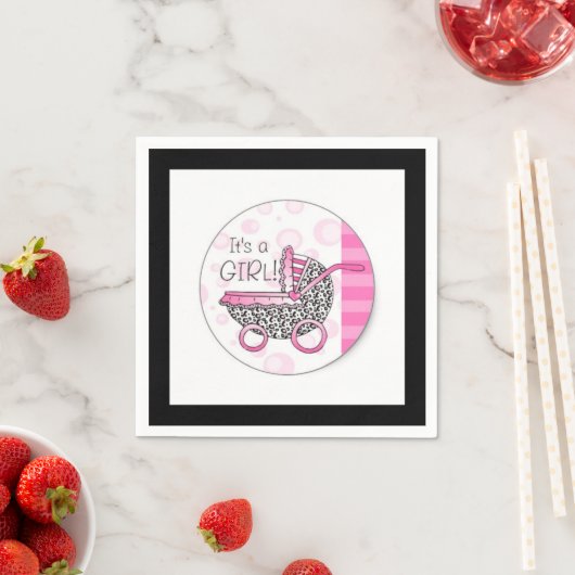 Het is een meisje servetten (Insitu)