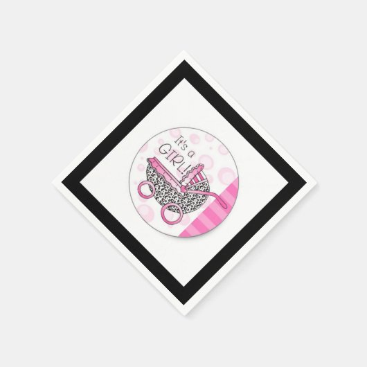 Het is een meisje servetten (Hoek)