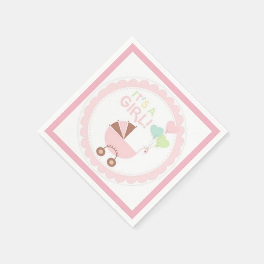 Het is een meisje servetten (Hoek)