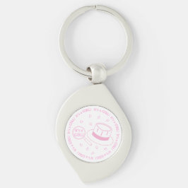 Het is een meisje! sleutelhanger
