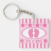 Het is een meisje sleutelhanger (voorkant)