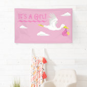 Het is een meisje. spandoek (Insitu)