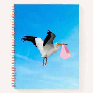 Het is een meisje spiraalnotitieboek notitieboek