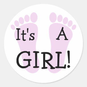 Het Is Een Meisje Sticker