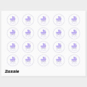 Het is een meisje Stickers (Vel)
