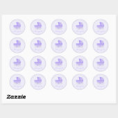 Het is een meisje Stickers (Vel)