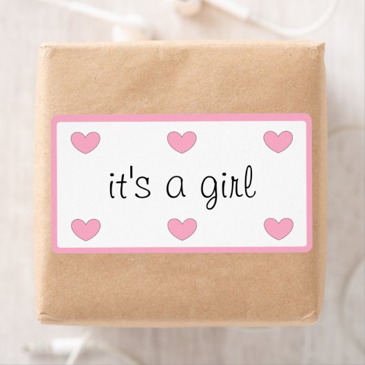 Het is een meisje stickers van dalDesignNZ (Insitu)