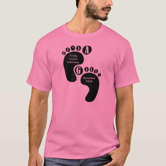 Het is een meisje t-shirt (Voorkant)