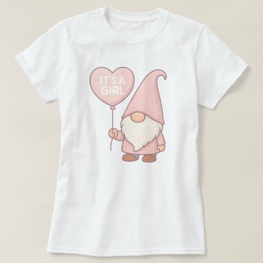 Het is een meisje t-shirt (Design voorkant)