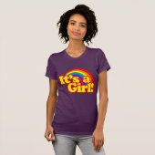Het is een meisje! t-shirt (Voorkant volledig)