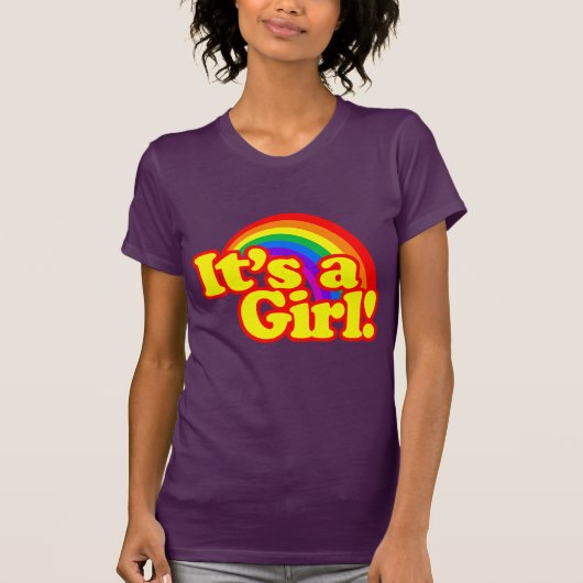 Het is een meisje! t-shirt (Voorkant)