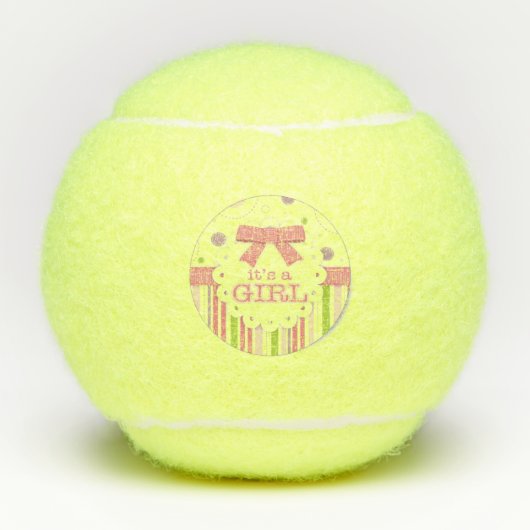 Het is een meisje tennisballen (Voorkant)