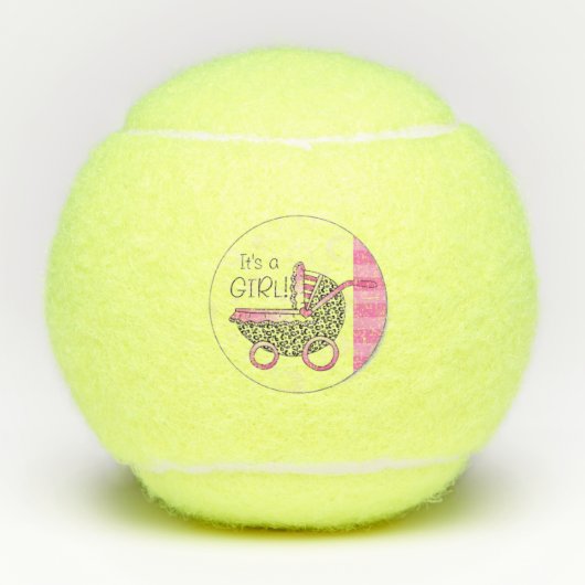 Het is een meisje tennisballen (Voorkant)
