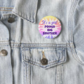 Het is een meisje! Trotse Big Brother Button (In situ)