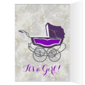 Het is een meisje van Afro Puff Baby Girl (Binnen (Links))