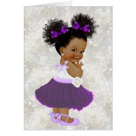 Het is een meisje van Afro Puff Baby Girl