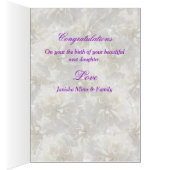 Het is een meisje van Afro Puff Baby Girl (Binnen (Rechts))