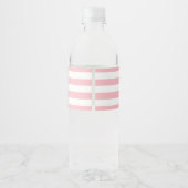 Het is een meisje waterfles label etiket (Achterkant)