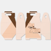 Het is een meisje! Zachte beer computerscherm baby Bedankdoosjes (Ongevouwen)