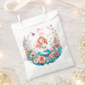 Het is een meisje zeemeermin thema Baby shower Bedankzakje (Geknipt)