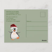 Het is een meisje - zomerkerst Baby Briefkaart (Achterkant)