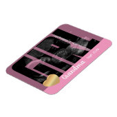 Het is een meisjesaankondiging - Sonogram met ZY-t Magneet (Linkerzijde)