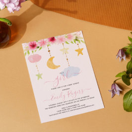 Het is een meisjesfeest voor baby shower. save the date