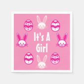 Het is een meisjesPasen Servet (Voorkant)