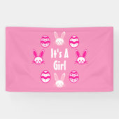 Het is een meisjesPasen Spandoek (Horizontaal)