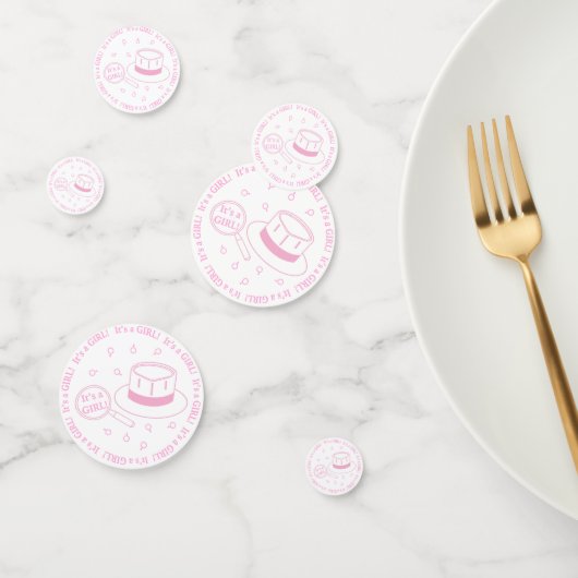 Het is een meisjesseksonthaal confetti (Groep)