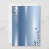 Het is een metallisch Baby shower van een jongen p Kaart (Achterkant)