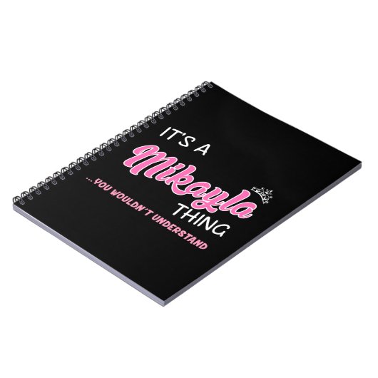 Het is een Mikayla ding dat je niet zou begrijpen Notitieboek (Linkerzijde)