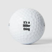 het is een miller-ding golfballen (Voorkant)
