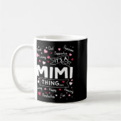 Het is een Mimi-ding dat grappig zegt dat Cute Gra Koffiemok (Links)
