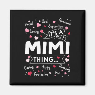 Het is een Mimi-ding dat grappig zegt dat Cute Gra Magneet