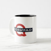 Het is een mok! tweekleurige koffiemok (Voorkant links)