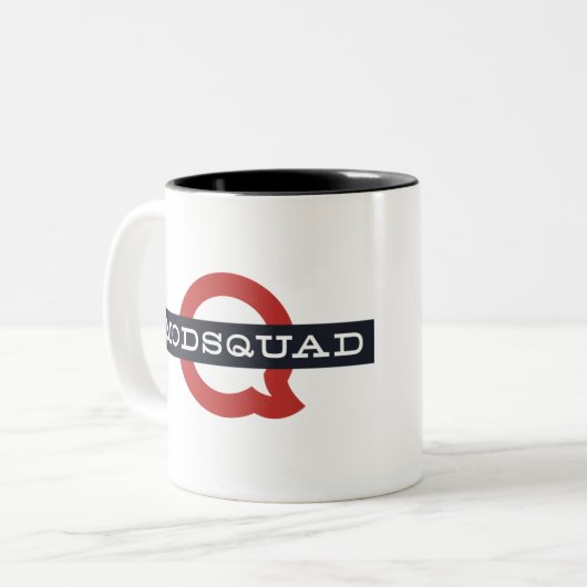 Het is een mok! tweekleurige koffiemok (Voorkant links)