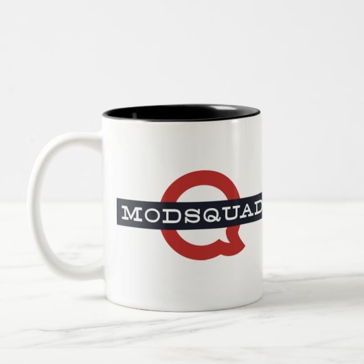 Het is een mok! tweekleurige koffiemok (Links)