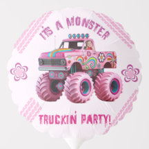 Het is een Monster Truckin' Party Custom Photo