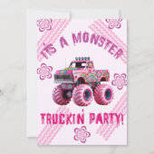 Het is een Monster Truckin' Party Custom Photo Kaart (Voorkant)