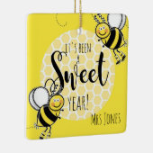 het is een mooi jaar geworden : de beste leraar oo keramisch ornament (Rechts)