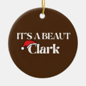 Het is een mooie Clark Keramisch Ornament (Voorkant)