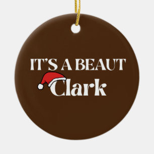 Het is een mooie Clark Keramisch Ornament