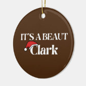 Het is een mooie Clark Keramisch Ornament (Links)